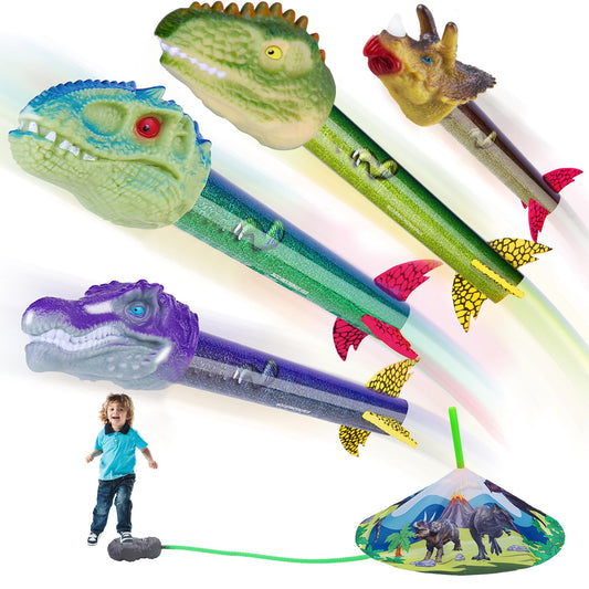 Dinosaur Toy Rocket Launcher for Kids
